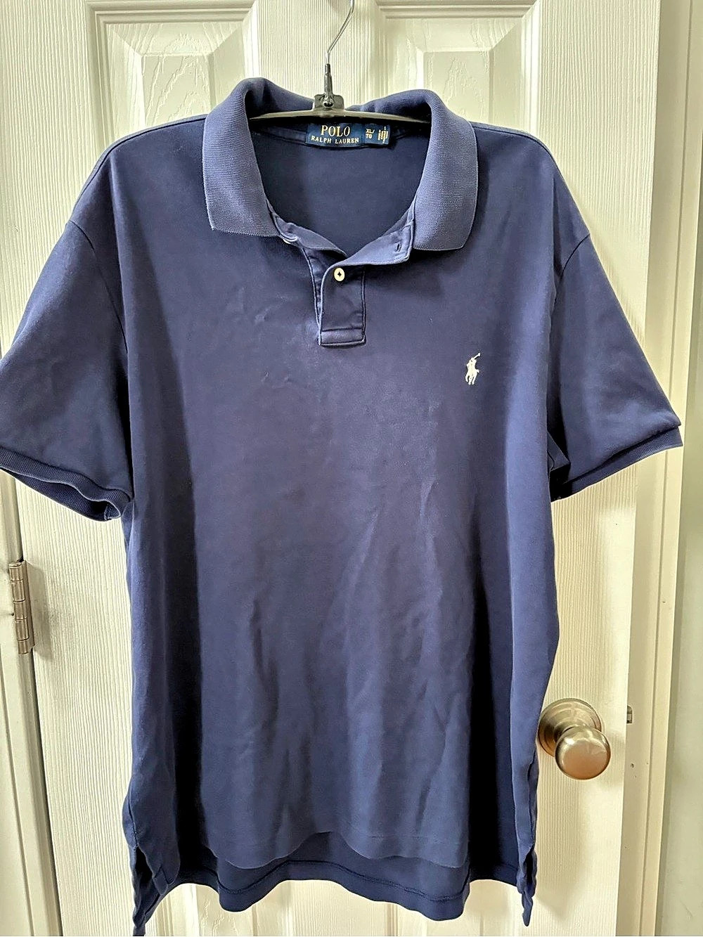 Polo Ralph Lauren Classic Fit Mesh Polo Shirt Blue XL